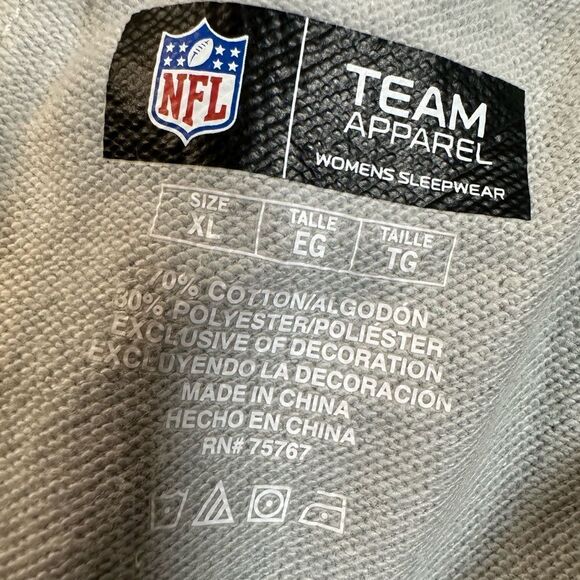 NWT NFL Team Apparel Women’s Gray Sweatpants Joggers with Ravens Logo - Size XL - Picture 4 of 8